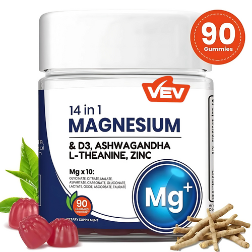 Puffiair VEV 14 in 1 Magnesium Complex Gummies