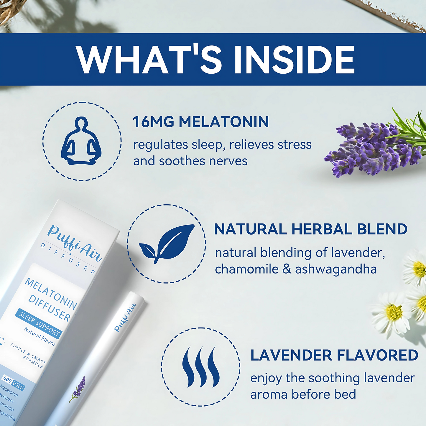 Upgrade- Sleep Melatonin Diffuser - 600 Uses